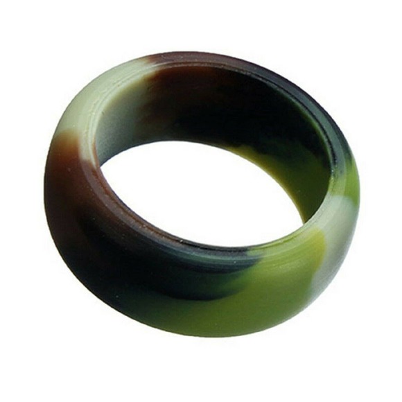 Silicone Wedding Rings (Set of 3) Color - Camo Combo 2 Mens Safety Rings - Picture 3 of 8